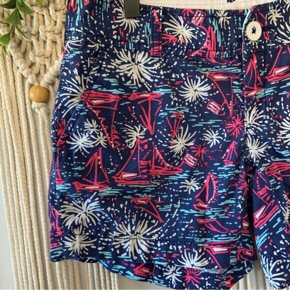 LILLY PULITZER Sparks Fly Glow In The Dark Callahan Shorts Zero - Picture 3 of 15